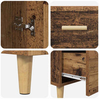 Credenza-Buffet-Armadio da cucina Legno vecchio 34 x 69.5 x 90 cm Legno multistrato