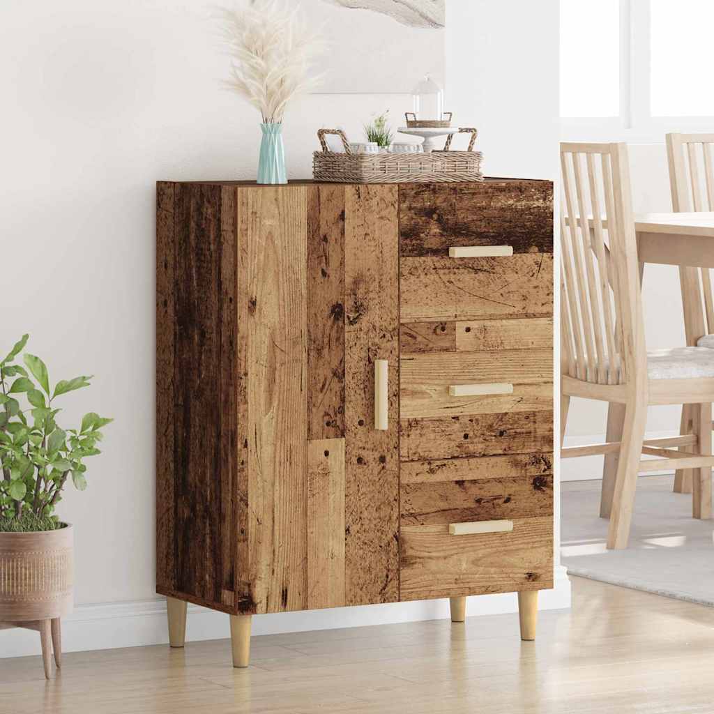 Credenza-Buffet-Armadio da cucina Legno vecchio 34 x 69.5 x 90 cm Legno multistrato