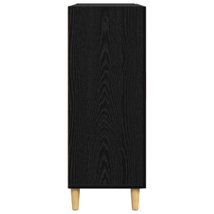 Credenza-Buffet-Armadio da cucina Rovere nero 34 x 69.5 x 90 cm Legno multistrato