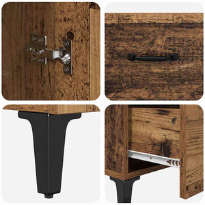 Credenza Legno vecchio 69,5 x 34 x 90 cm Legno multistrato 880661