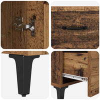 Credenza-Buffet-Armadio da cucina Legno vecchio 69,5 x 34 x 90 cm Legno multistrato 843658