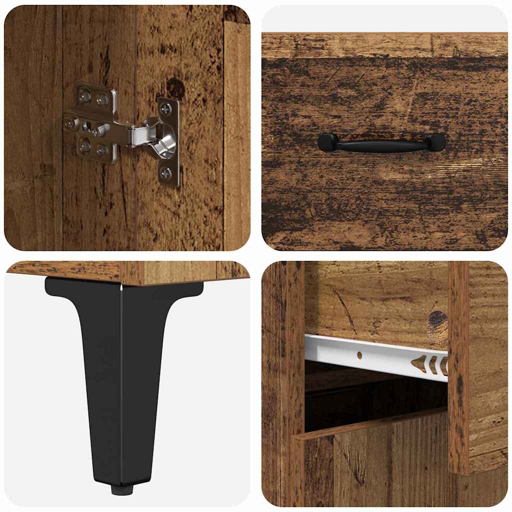 Credenza Legno vecchio 34 x 69.5 x 90 cm Legno multistrato 880679