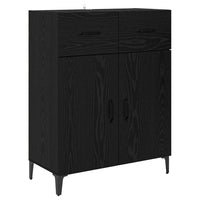 Credenza Rovere nero 34 x 69.5 x 90 cm Legno multistrato 880681