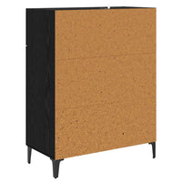 Credenza Rovere nero 34 x 69.5 x 90 cm Legno multistrato 880681