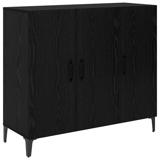 Credenza Rovere nero 34 x 90 x 80 cm Legno multistrato 880682