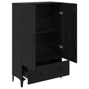 Credenza con cassetto Rovere Nero 70 x 31 x 115 cm 880700