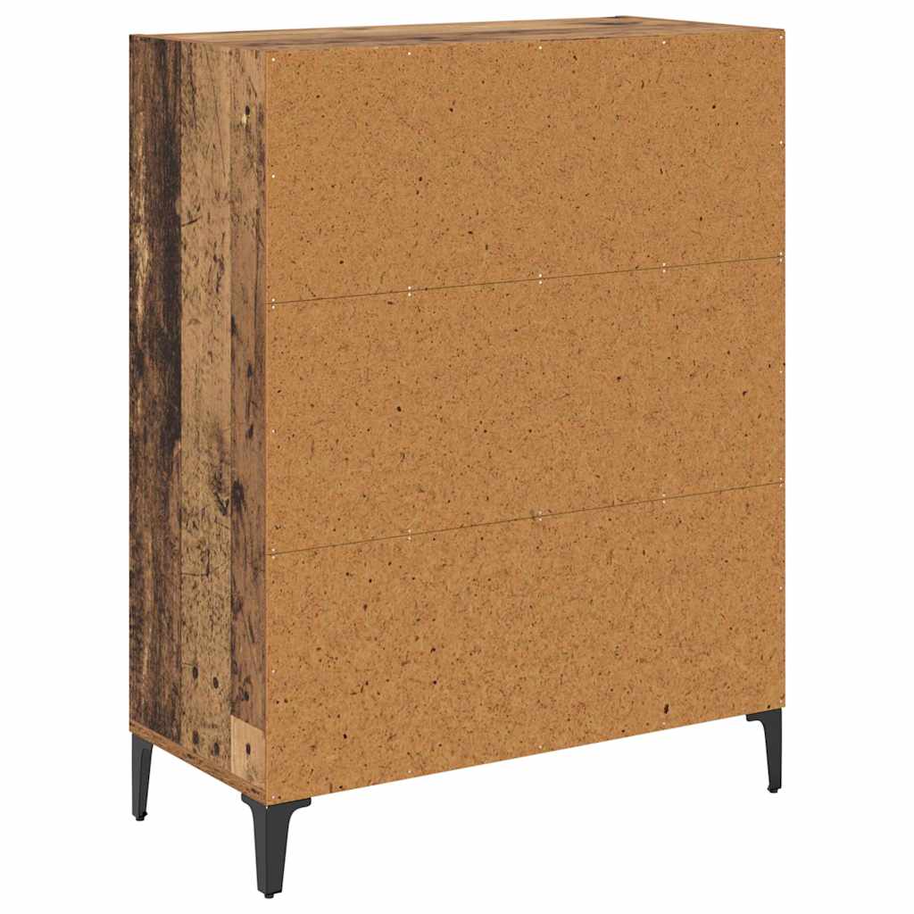 Credenza-Buffet-Armadio da cucina Legno vecchio 69,5 x 32,5 x 90 cm Legno multistrato