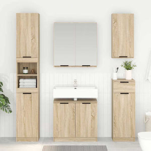 Mobile da Bagno con porta Rovere Sonoma 64,5 x 33,5 x 59 cm 880739