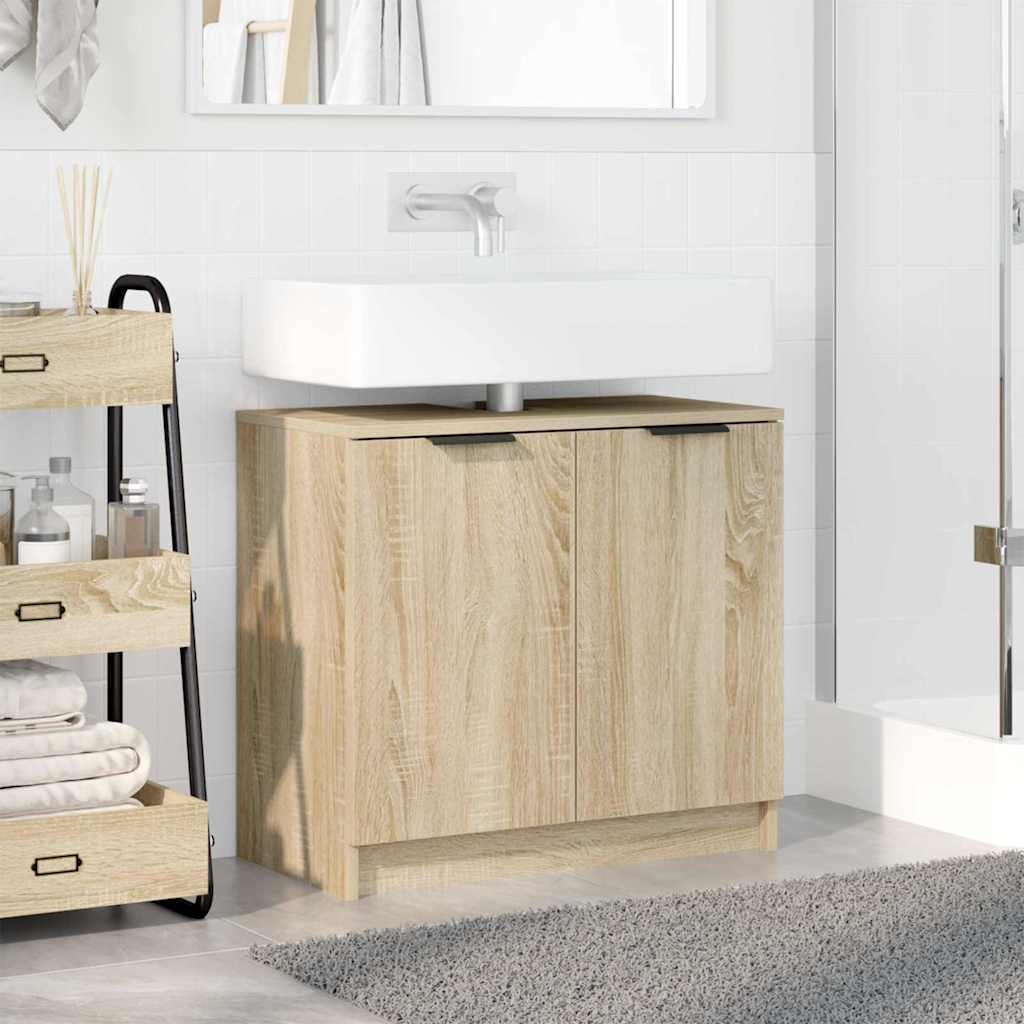 Mobile da Bagno con porta Rovere Sonoma 64,5 x 33,5 x 59 cm 880739