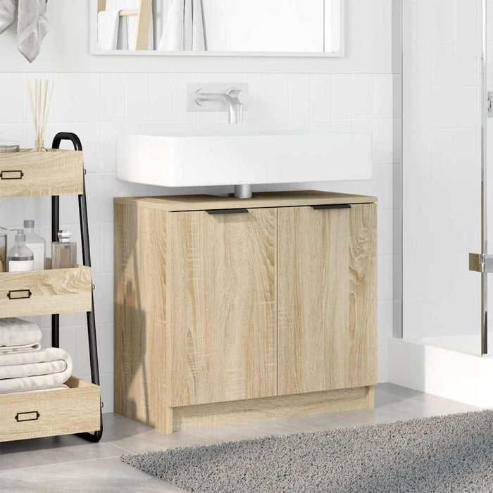 Mobile da Bagno con porta Rovere Sonoma 64,5 x 33,5 x 59 cm 880739