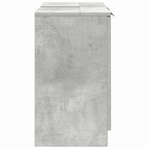 Mobile da Bagno con porta Grigio cemento 64,5 x 33,5 x 59 cm 880740