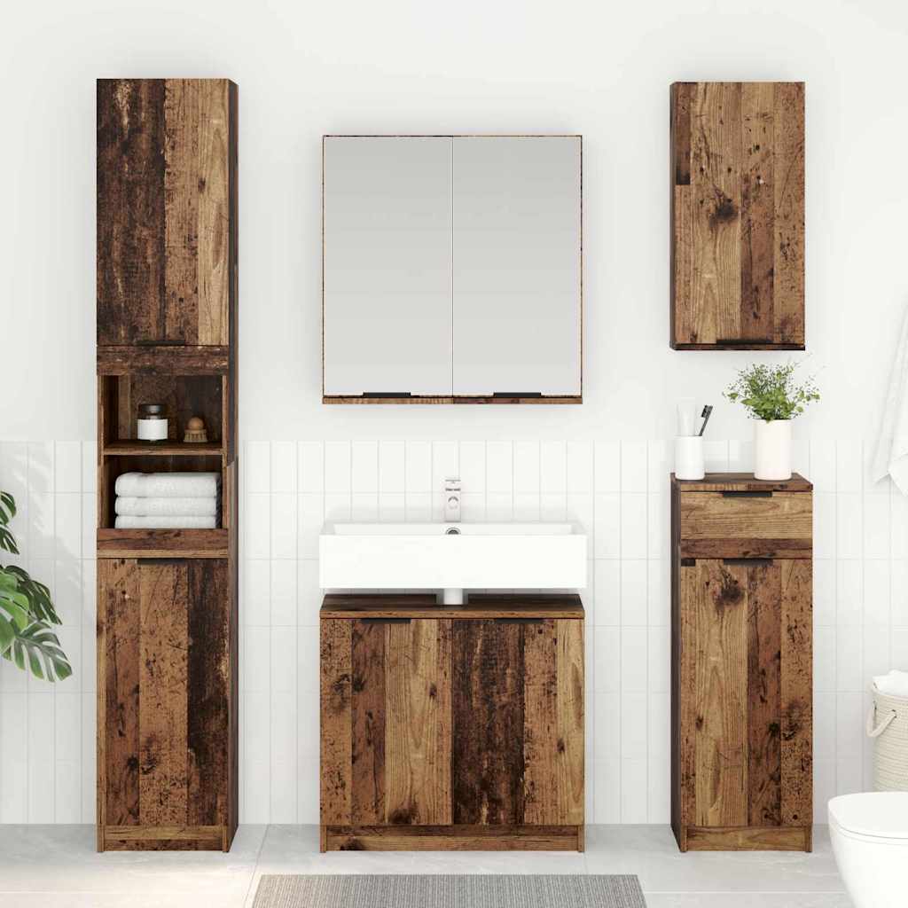 Mobile da Bagno con porta Legno vecchio 64,5 x 33,5 x 59 cm 880743