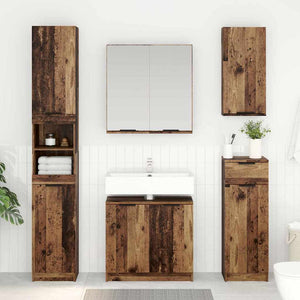 Mobile da Bagno con porta Legno vecchio 64,5 x 33,5 x 59 cm 880743