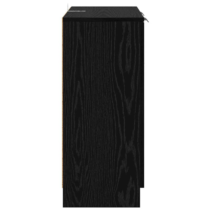 Credenza Rovere nero 60 x 30 x 70 cm Legno multistrato 880775
