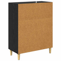 Credenza Rovere Nero 69,5 x 34 x 90 cm Legno multistrato 880823
