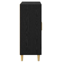 Credenza Rovere Nero 69,5 x 34 x 90 cm Legno multistrato 880823