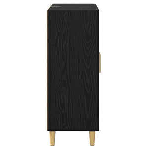 Credenza Rovere Nero 69,5 x 34 x 90 cm Legno multistrato 880823