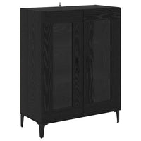 Credenza Rovere Nero 69,5 x 34 x 90 cm 880826