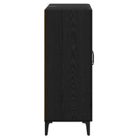 Credenza Rovere Nero 69,5 x 34 x 90 cm 880826