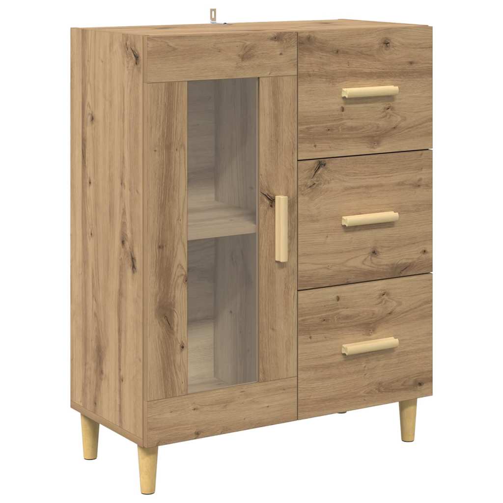 Credenza Rovere artigianale 69,5 x 34 x 90 cm Legno multistrato 880834