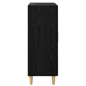 Credenza Rovere Nero 69,5 x 34 x 90 cm Legno multistrato 880835