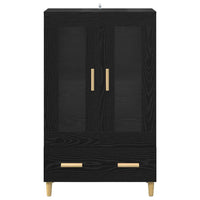 Credenza Rovere Nero 70 x 31 x 115 cm Legno multistrato 880853