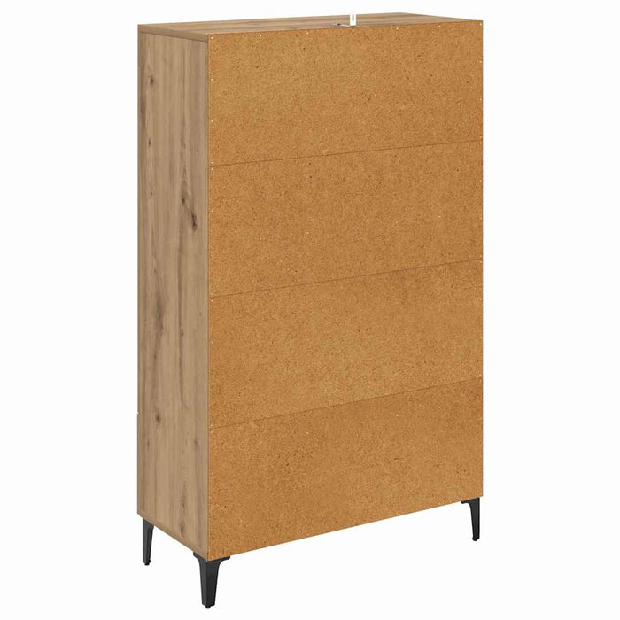 Credenza con cassetto Rovere artigianale 70 x 31 x 115 cm 880861
