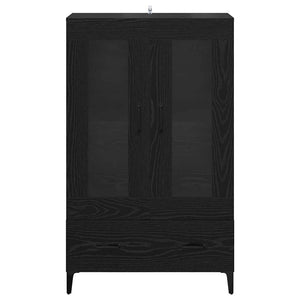 Credenza con cassetto Rovere Nero 70 x 31 x 115 cm 880862