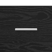 Armadio da Notte Rovere nero 40 x 40 x 63 cm Legno multistrato 880916