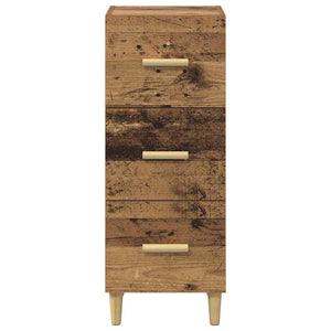 Credenza-Buffet-Armadio da cucina Legno vecchio 34.5 x 34 x 90 cm Legno multistrato