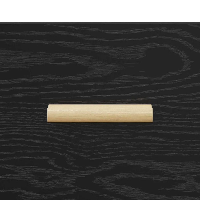 Credenza Rovere nero 34 x 34,5 x 90 cm Legno multistrato 880945