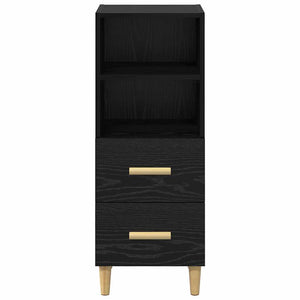 Credenza Rovere nero 34 x 34,5 x 90 cm Legno multistrato 880945
