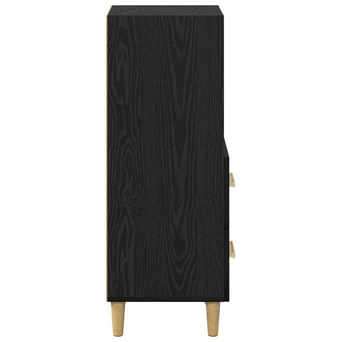 Credenza Rovere nero 34 x 34,5 x 90 cm Legno multistrato 880945