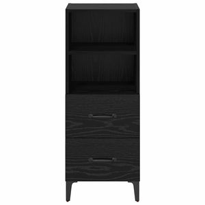 Credenza Rovere nero 34 x 34.5 x 90 cm Legno multistrato 880954