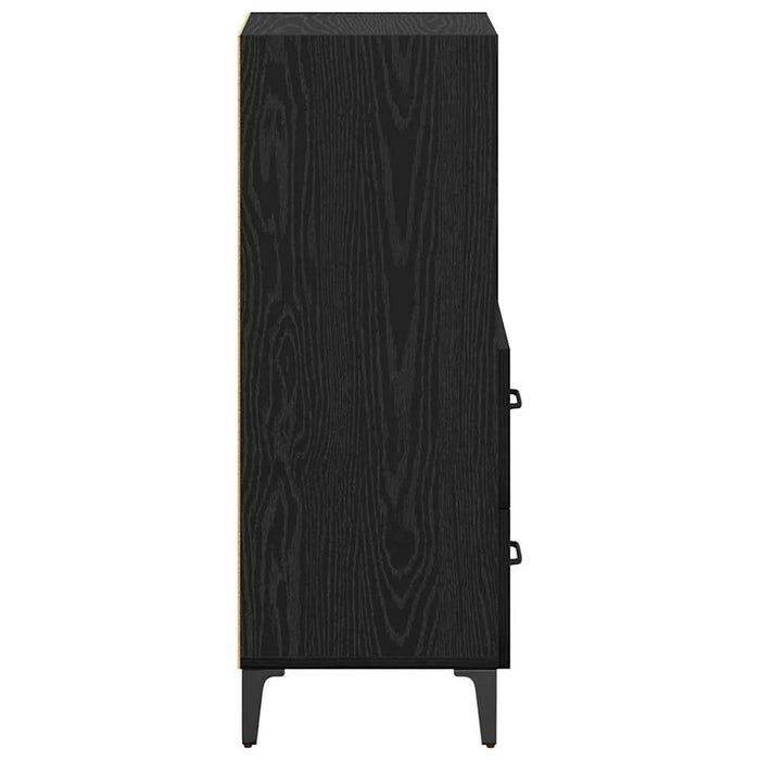 Credenza Rovere nero 34 x 34.5 x 90 cm Legno multistrato 880954