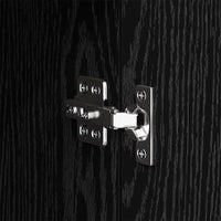 Rovere nero 34.5 x 32.5 x 90 cm Legno multistrato 880972