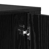 Credenza-Buffet-Armadio da cucina Rovere nero 40 x 33 x 70 cm Legno multistrato 159569