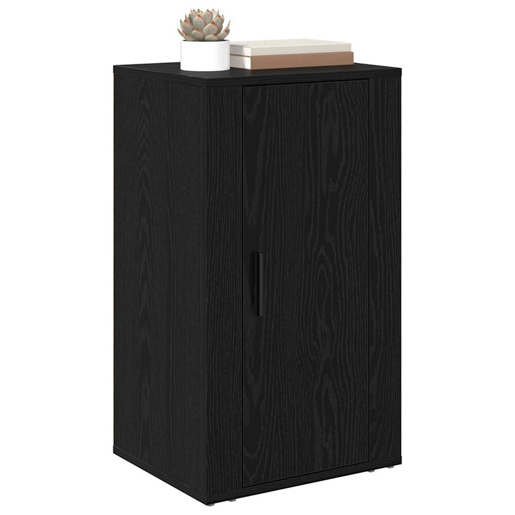 Credenza-Buffet-Armadio da cucina Rovere nero 40 x 33 x 70 cm Legno multistrato 159569