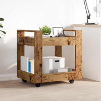 Carrello da Scrivania Legno vecchio 60 x 45 x 60 cm 881003