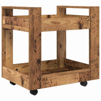 Carrello da Scrivania Legno vecchio 60 x 45 x 60 cm 881003