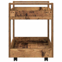 Carrello da Scrivania Legno vecchio 60 x 45 x 60 cm 881003