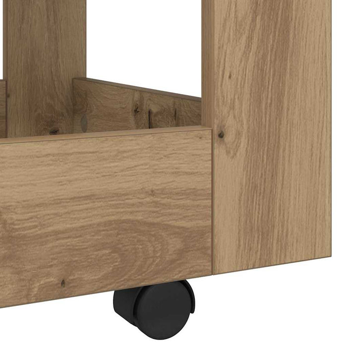 Carrello da Scrivania Rovere artigianale 60 x 45 x 60 cm 881004