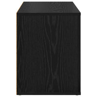 Scarpiera Rovere nero 75 x 35 x 45 cm Legno multistrato 881017