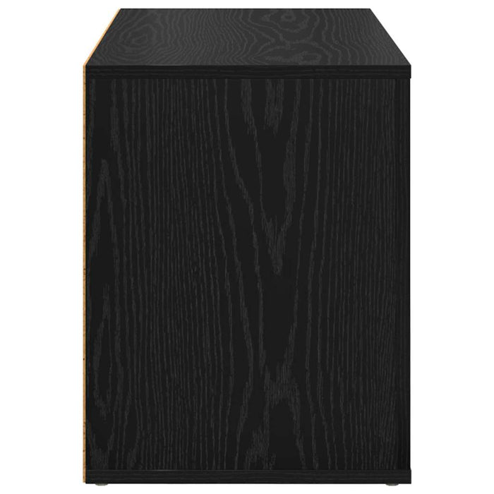 Scarpiera Rovere nero 75 x 35 x 45 cm Legno multistrato 881017