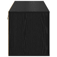 Mobile per scarpe con lo scaffale Rovere nero 100 x 35 x 38 cm 881020