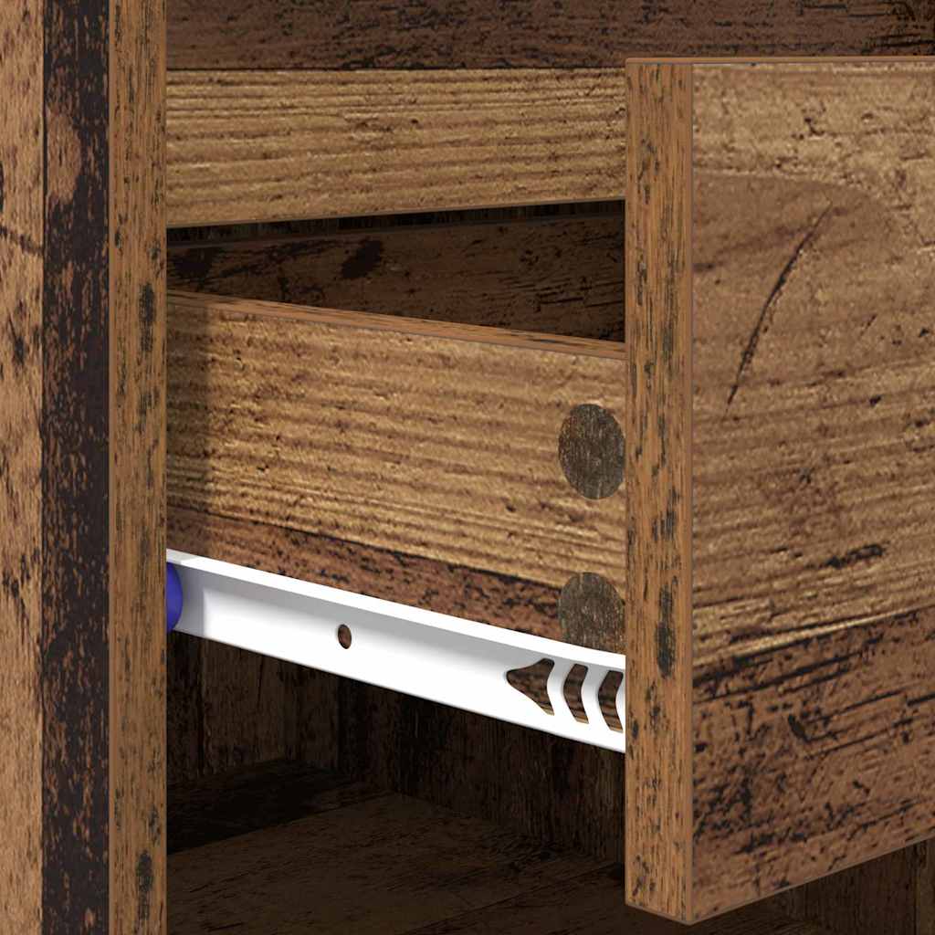 Mobile per scarpe con cassetto Legno vecchio 102 x 36 x 60 cm 881042