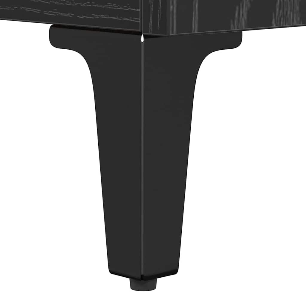 Mobile per scarpe con cassetto Rovere nero 102 x 36 x 60 cm 881044