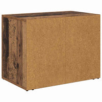 Armadio da Notte con cassetto Legno vecchio 60 x 36 x 45 cm 881087