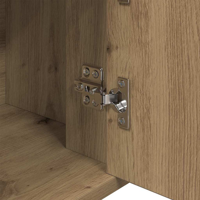 Credenza-Buffet-Armadio da cucina rovere artigianale 80 x 30 x 60 cm Legno multistrato