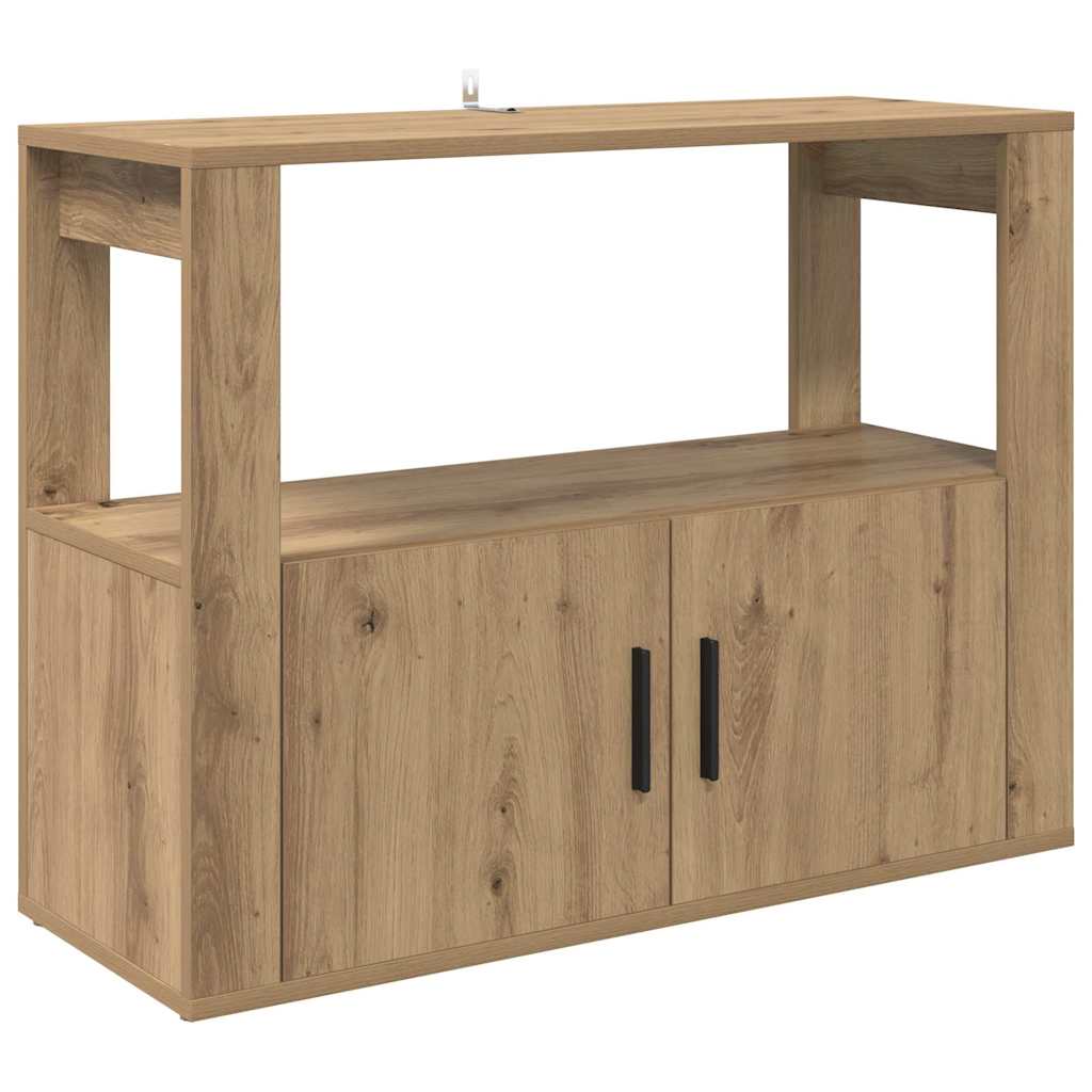 Credenza-Buffet-Armadio da cucina rovere artigianale 80 x 30 x 60 cm Legno multistrato